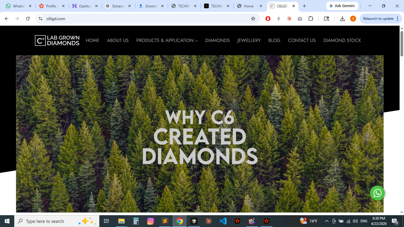 C6LGD — lab grown diamond vendor platform